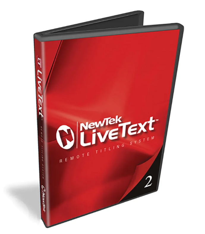 Phần mềm tạo chữ cho  tất cả các model TriCaster™ - LiveText 3 w/ DataLink 3 Technology 